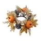 thumbnail image 4 of Anillo De Vela De Acción De Gracias, Adorno De Anillo De Vela De Pilar Para Cafetería, Bar, Halloween, Color Naranja, 4 of 5