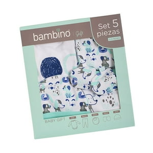 Baby Gift Bambino Set 5 Piezas Blanco Ovejas Niña