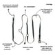 thumbnail image 2 of Street Dogs Correa Multienganche Para Perros 3m Pvc Negro, 2 of 10