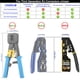 thumbnail image 3 of Kit de herramientas de engarzado CHZHLM RJ45 con conectores, 3 of 6
