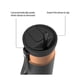 thumbnail image 2 of Mug Termico Contigo Snapseal 710ml Negro Cobre, 2 of 5