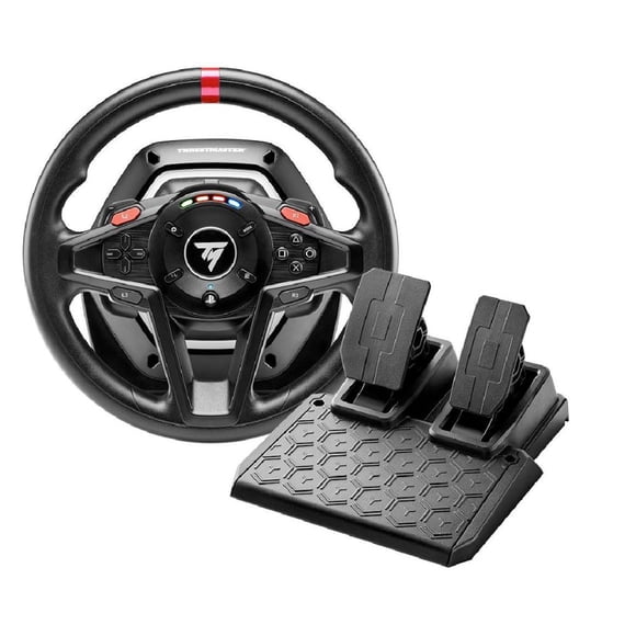 Volante con pedales Thrustmaster T128 para PS5, PS4, PC