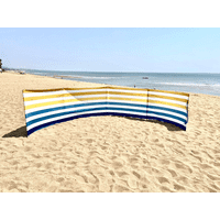 Genérico - Paraviento 3Mtrs Con Estaca De Madera Blanco