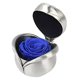 thumbnail image 3 of Propuesta hecha a mano Everlasted Flor rosa conservada Anillo de propuesta de matrimonio Caja Azul-Plata, 3 of 5
