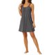 thumbnail image 1 of Camisón sin mangas para mujeres con tirantes anchos elásticos para una relajación y descanso cómodos S Gris oscuro, 1 of 6