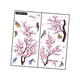 thumbnail image 4 of 2 Pegatinas De Pared Con Diseño De Pájaros Y Flores, Decoración De Pared Para Baño Interior, Habitación Infantil, Vertical, 4 of 5