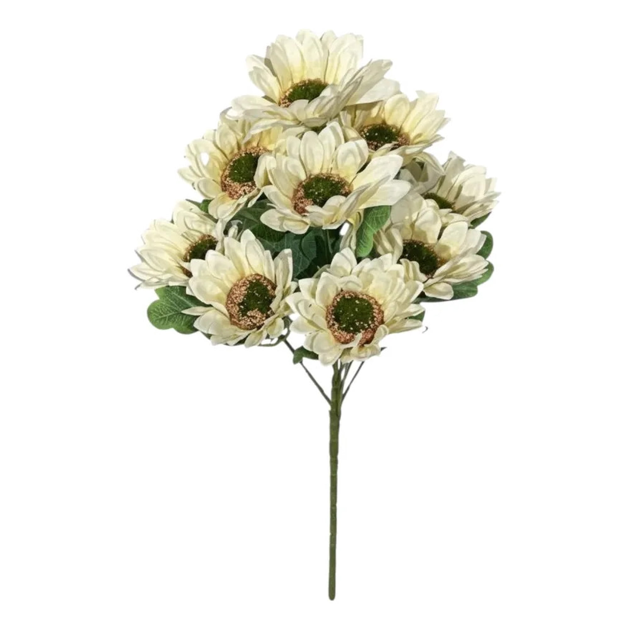 Genérico - Set 2 Flores Artificiales Ramo Decorativo Margarita Jhn