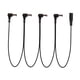 thumbnail image 2 of Cable De Efectos De Cadena De Margaritas 9V DC Para Guitarra Acústica Teclado De Guitarra Eléctrica 4way, 2 of 5