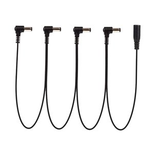 Magideal - Cable De Alimentación En Cadena, Cable De Pedal De Efectos De Guitarra Eléctrica, Cable De Conexión De Bajo, Cable De Alimentación Del Sistema De Alta 4 Maneras