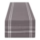 thumbnail image 1 of Table Runner DII French Stripe, 14 x 72 pulgadas, algodón cambray gris, 1 of 8