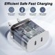 thumbnail image 4 of Cargador SpeedScope USB‑C de doble puerto con cable de 10 pies (3 m) – Pack de 2, 4 of 8