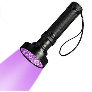 Veat00L - Linterna Uv 100 Leds, Linterna Ultravioleta De 395 Nm Para Detectar Orina De Mascotas En Alfombra, Lampara Flashlight Portable Para Manchas De Cocinas, Caza Escorpión