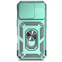 Estuche Gangxun Para Iphone 16 Pro Max, Soporte Giratorio 360°, Estilo Mecánico Y Magnético