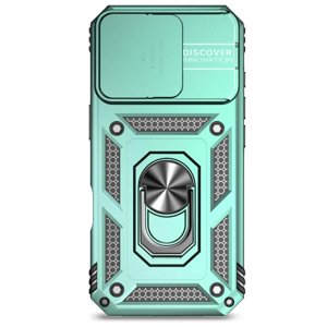 Estuche Gangxun Para Iphone 16 Pro Max, Soporte Giratorio 360°, Estilo Mecánico Y Magnético