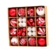 thumbnail image 1 of 42 Piezas De Bolas De Navidad Para Decorar Proyectos De Bricolaje Para El Hogar, Compromiso, Boda, Rojo Y Blanco, 1 of 3