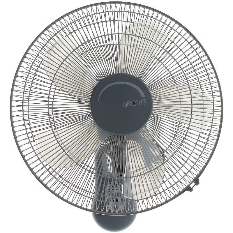 Airolite - Ventilador Mural V16M6R 16 Pulgadas Con Control Remoto Gris