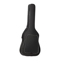 Magideal - Bolsa Para Guitarra, Mochila Acolchada, Correa De Hombro Ajustable Portátil Con Bolsillos Frontales, Estuche De Transporte Para Guitarra Acústica De 4 Gris
