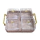 thumbnail image 3 of Compartimento Para Plato De Aperitivo, Bandeja Decorativa, Cuenco Para Dulces, 4 Rejillas, 3 of 3