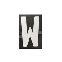 Truck Republic - Plantilla Adhesiva Patente Letra W