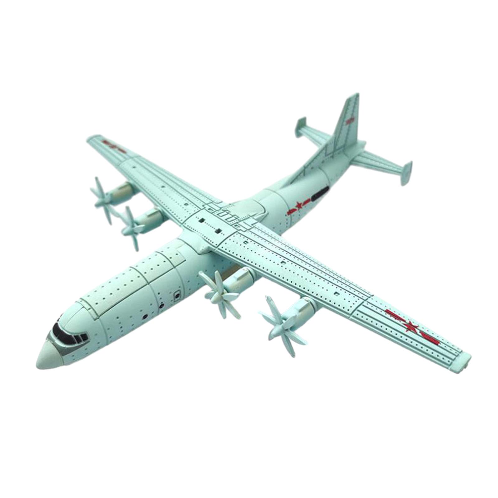 Magideal - Modelo De Aviación 4D, Escala 1/240, Rompecabezas De Ensamblaje Diy, Avión Blindado, Juguete Para Decoración De Mesa, Regalo, Recuerdos De Fiesta Para , Avión De Transpor Avión De Transporte