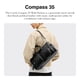 thumbnail image 2 of Bolsa de viaje Coach Compass 35 con bolsillos 34 × 21 × 16 cm, 2 of 6