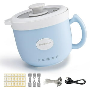 Fundidor De Cera Offnova De 1,2 L, 1 Libra, Con Boquilla Y Suministros, Color Azul