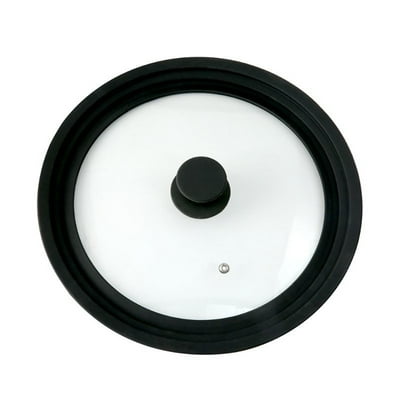 Tapa Olla Univer 1 Pieza Vidrio - Silicona Negro 1 Un Mainstays