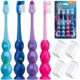 thumbnail image 1 of Cepillo dental infantil Trueocity de cerdas suaves con ventosa, set de 4, 1 of 3