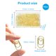 thumbnail image 2 of Clips de papel QUJUFIND 20 mm corazón dorado - paquete de 100, 2 of 6