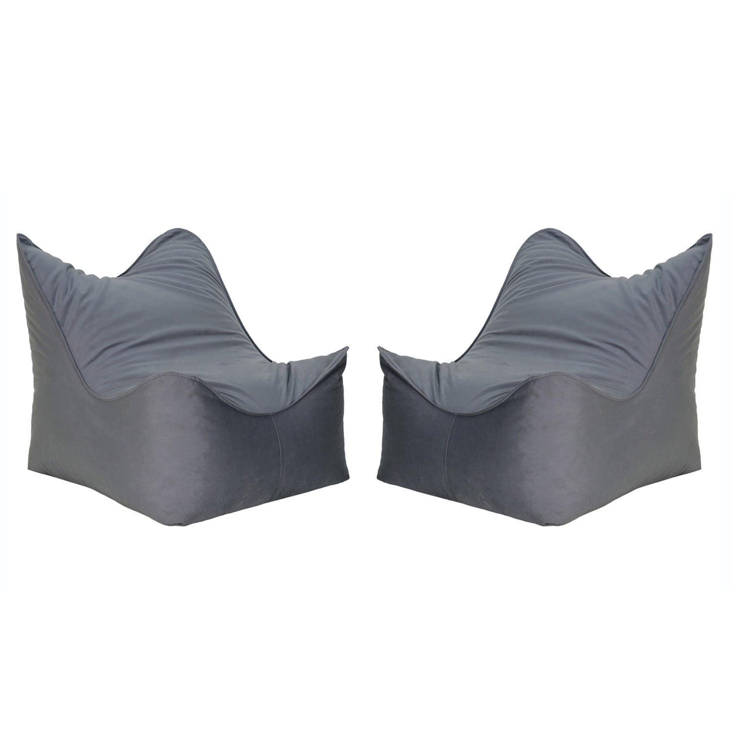 Bodevir - Set Pouf Potter 1c Felpa Gris