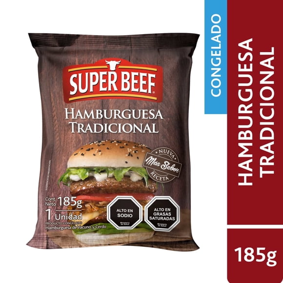 Hamburguesa Tradicional, 185 g