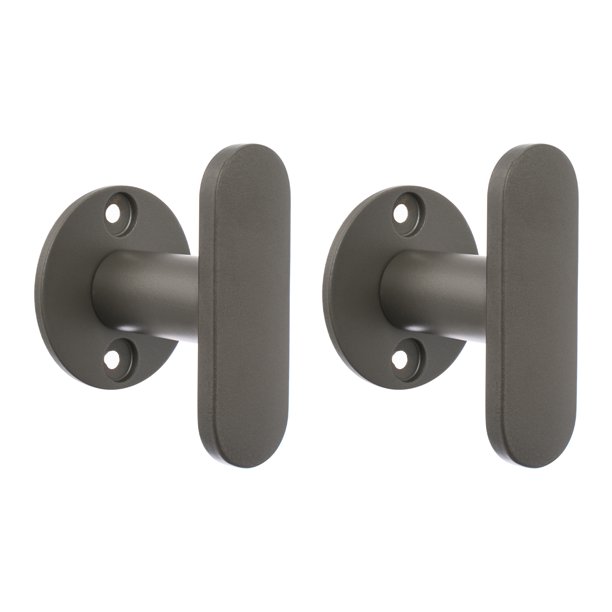 Perchero de Pared REGALWOVEN, Gancho Individual de Aluminio, Perchero para Sombreros, Ganchos de Pared Giratorios para Entrada, Baño, Dormitorio Gris 2