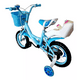 thumbnail image 3 of Bicicleta Aro 12 Infantil Celeste Con Peluche, 3 of 3