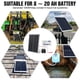 thumbnail image 3 of Panel solar ECO-WORTHY de 25 W, 18 V, monocristalino, impermeable, 3 of 9