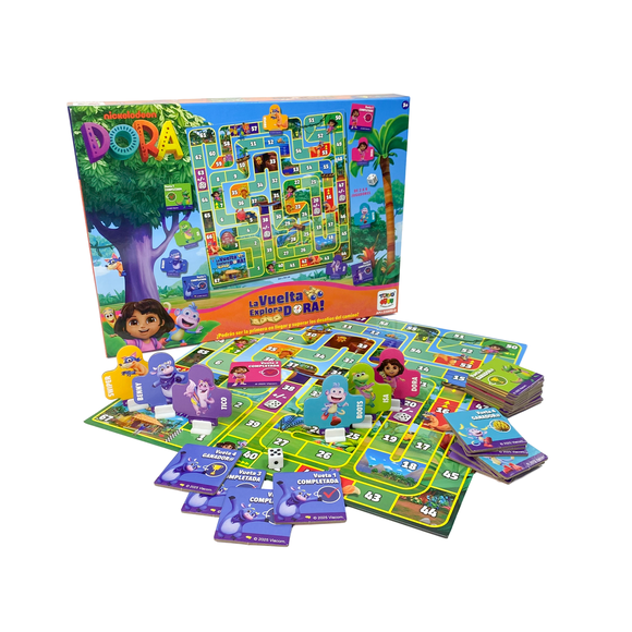 Juego de Mesa La Vuelta Explora Dora - Dora La Exploradora