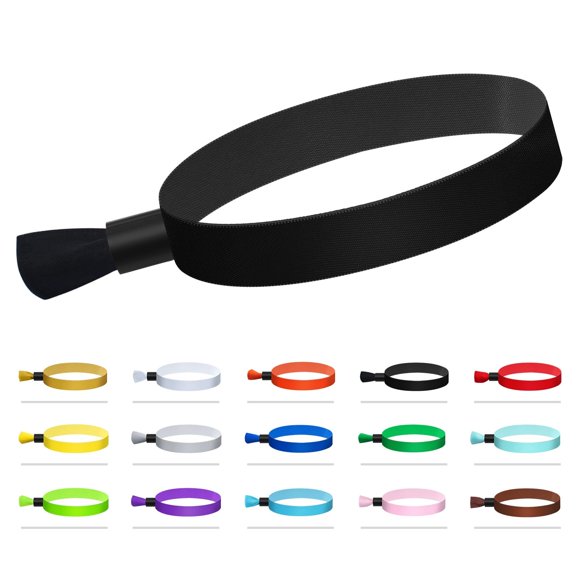Pulsera Comflora 100 uds desechables color negro