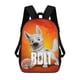 thumbnail image 1 of Bolt el Perro-theme Backpack, Campus style schoolbag Bookbag with Adjustable Shoulder Straps And Large Zip Compartment, Unisex Travel Bags., 1 of 6