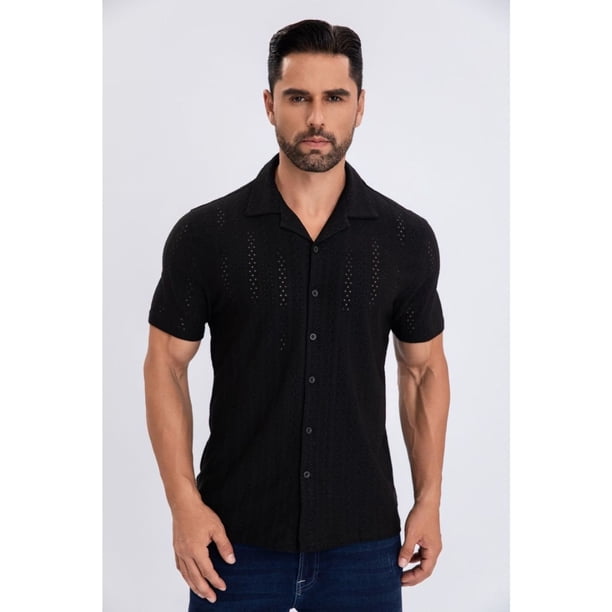 Camisa Breeze Resort Regular Fit Verano Fashion Hombre Calidad 159