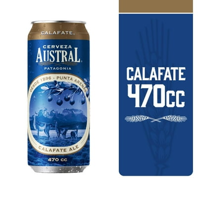 Cerveza Ale Calafate 4.8º Lata 470 Ml Austral