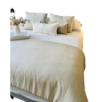 Antonia Paz - Set Lino Color Arena Piecera 160 X 80 Cm + 1 Cojín 50 X 30 Cm