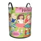 thumbnail image 2 of Wellie Wishers Cesta de lavandería de gran capacidad redonda con asa, bolsa para ropa sucia plegable, almacenamiento para dormitorio, baño y lavadero 44x35 cm, 2 of 6