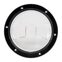 Magideal - Escotilla Para Barcos, Escotilla Para Panel De Cubierta De Inspección Marina, Fácil Instalación De Juntas Tóricas De Goma, Sello Impermeable Profesion 6 Pulgadas Negro Claro