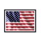 thumbnail image 1 of Cuadro Bandera Americana con Marco Negro 50x40 CM, 1 of 1
