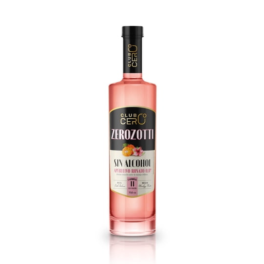 Zerozotti Botella Bebida Tipo Aperitivo Rosato 0.0gl