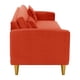 thumbnail image 5 of Sofa New Retro 3CG Felpa 01 Naranja, 5 of 6
