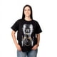 thumbnail image 1 of Polera Mujer Oversize Estampado Golden Clock Negro Talla M, 1 of 5