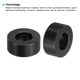 thumbnail image 4 of Separador de Aluminio M10, 8 Piezas Separadores Metálicos Aluminio 10.5mm ID x 20mm OD x 8mm L para Tornillo de 2/5in o M10, Negro, 4 of 6