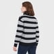 thumbnail image 2 of Sweater Mujer Negro Líneas Gris Básico Corona, 2 of 5