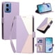 thumbnail image 2 of Funda Cartera para Motorola Moto G34 con Cierre Magnético, Tricolor, Morado, 2 of 6