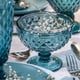 thumbnail image 2 of Set 4 Copas Helado 30cl Azul Diamante Vidrio Lugano, 2 of 3